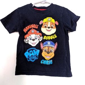Nickelodeon paw patrol size 4 short sleeve shirt VGUC